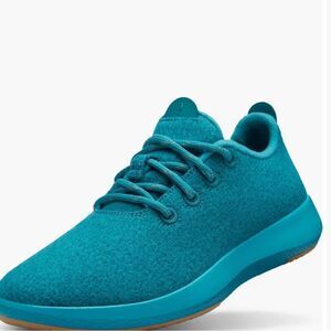Like New All Birds Thrive Teal Wool Runner Mizzle Sneaker US 6